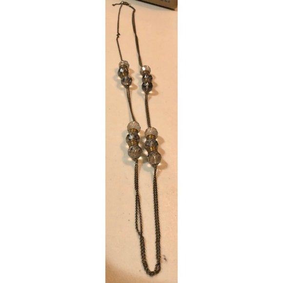 Vintage crystal cut beads and machined brass rounds - Picture 1 of 4
